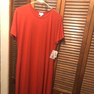 BOGO 50% off Lularoe Orange Maria maxi dress